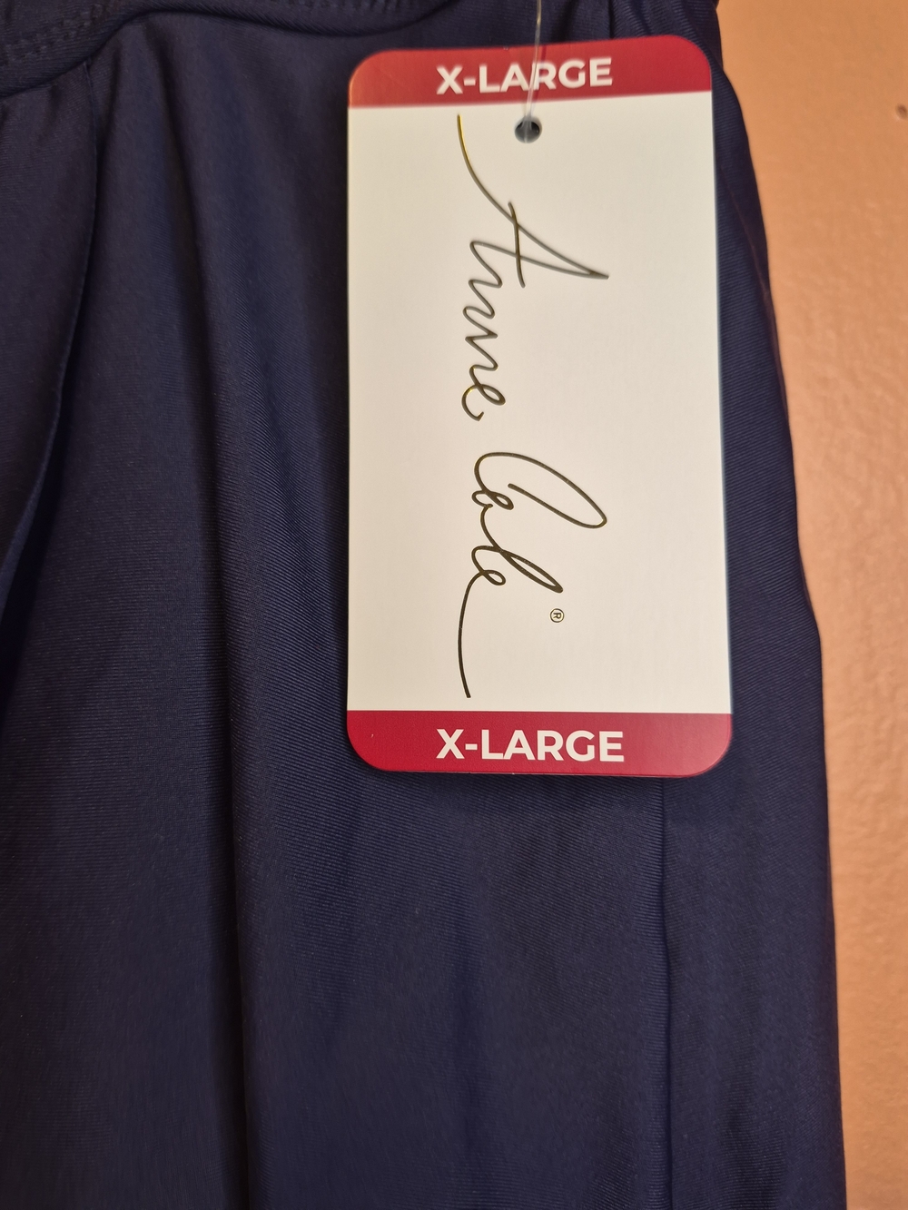 Anne Cole Navy Swim Skort - X-Large - Picture 3 of 4